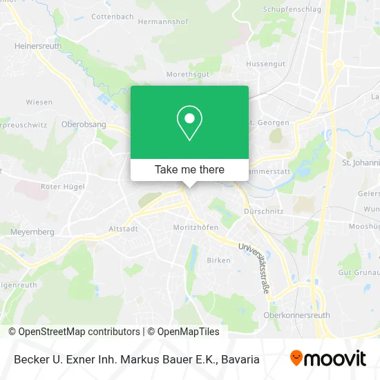 Becker U. Exner Inh. Markus Bauer E.K. map