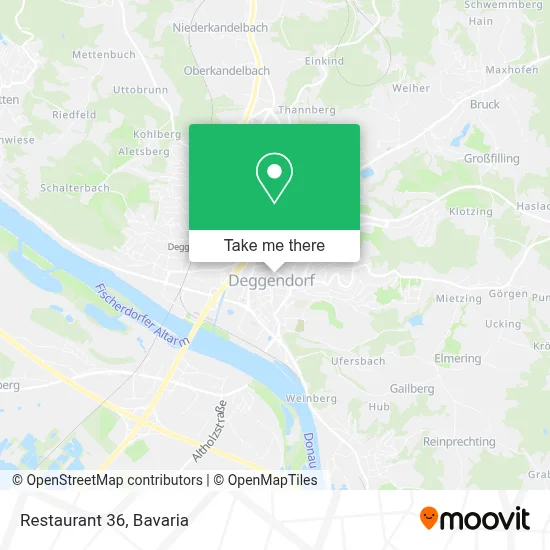 Restaurant 36 map