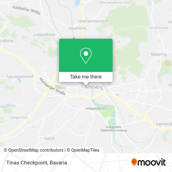 Tinas Checkpoint map