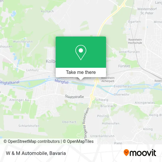 W & M Automobile map