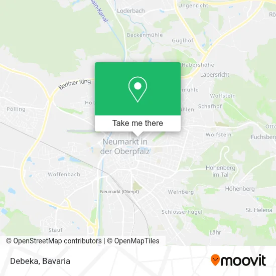 Debeka map
