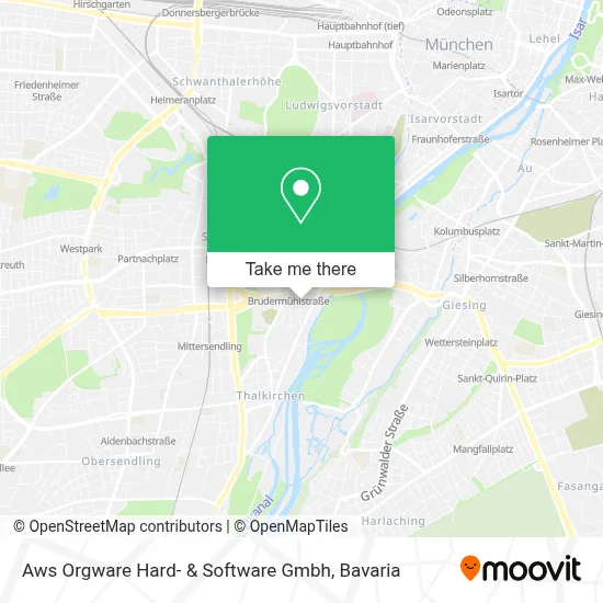 Aws Orgware Hard- & Software Gmbh map
