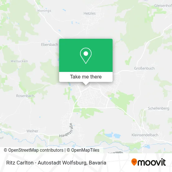 Ritz Carlton - Autostadt Wolfsburg map