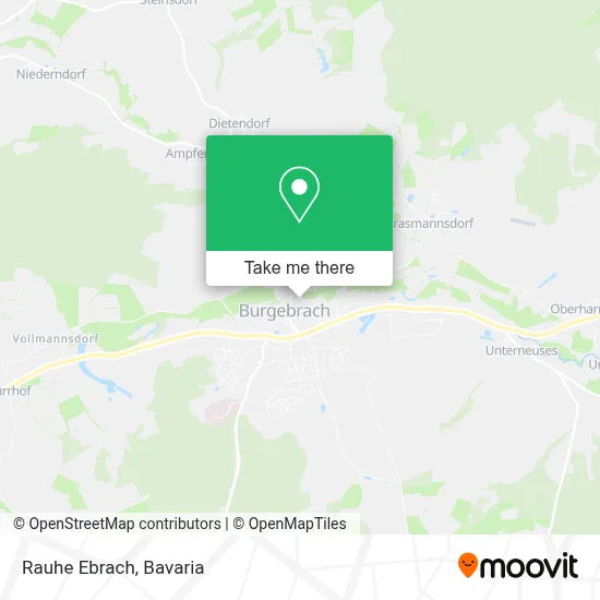 Rauhe Ebrach map