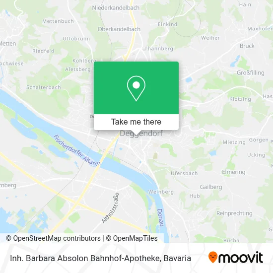 Inh. Barbara Absolon Bahnhof-Apotheke map