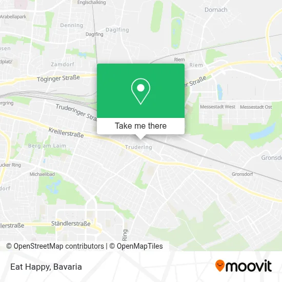 Eat Happy map