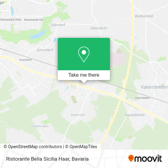 Ristorante Bella Sicilia Haar map