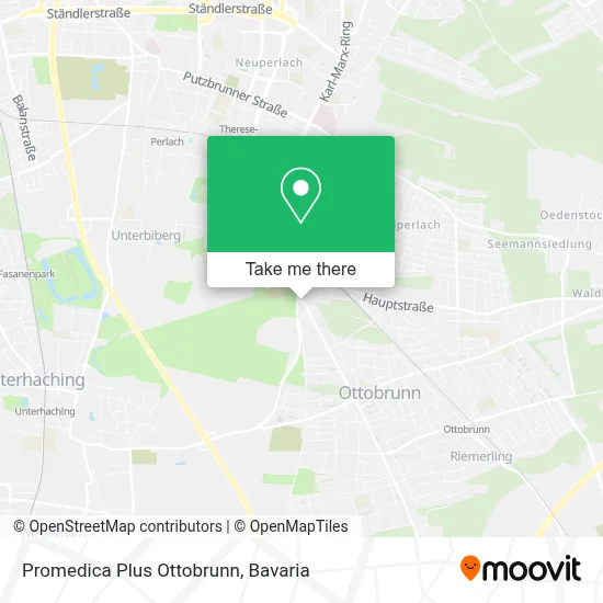 Promedica Plus Ottobrunn map
