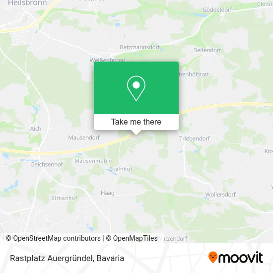 Rastplatz Auergründel map