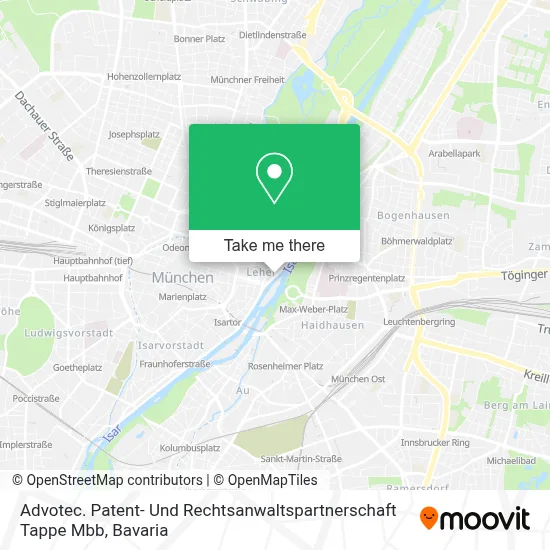 Advotec. Patent- Und Rechtsanwaltspartnerschaft Tappe Mbb map