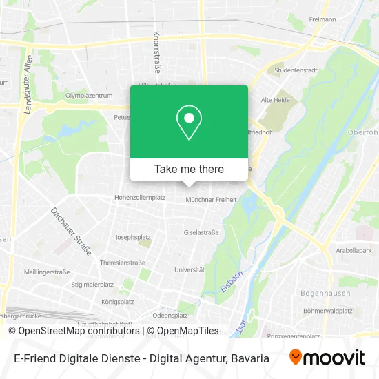 E-Friend Digitale Dienste - Digital Agentur map