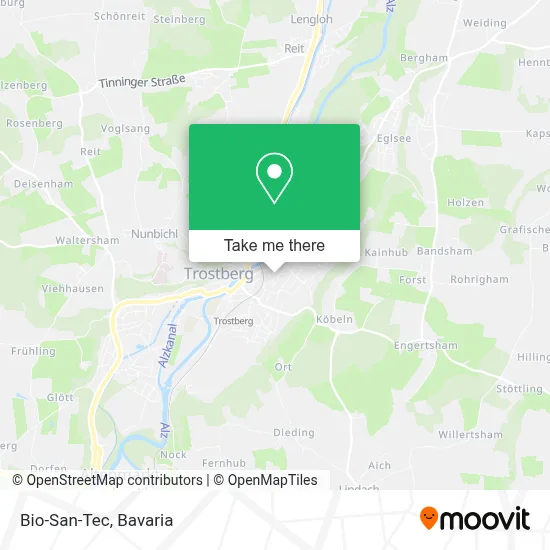Bio-San-Tec map
