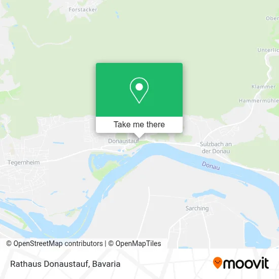 Rathaus Donaustauf map