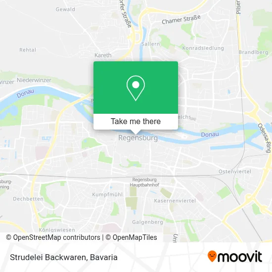 Strudelei Backwaren map