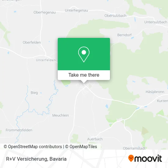 R+V Versicherung map