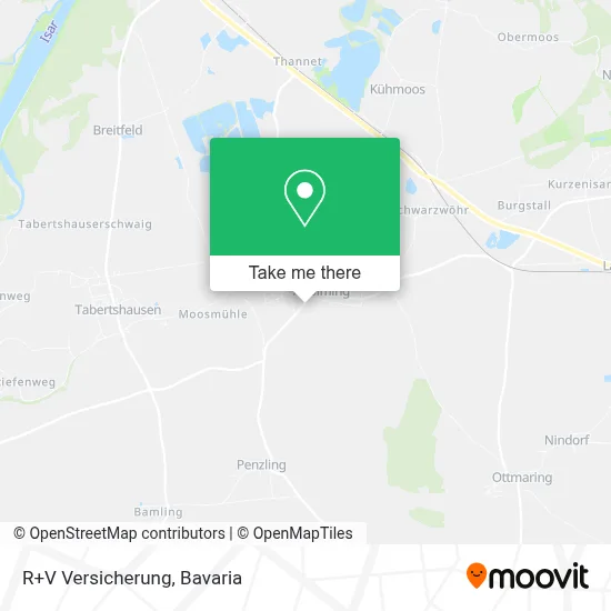 R+V Versicherung map