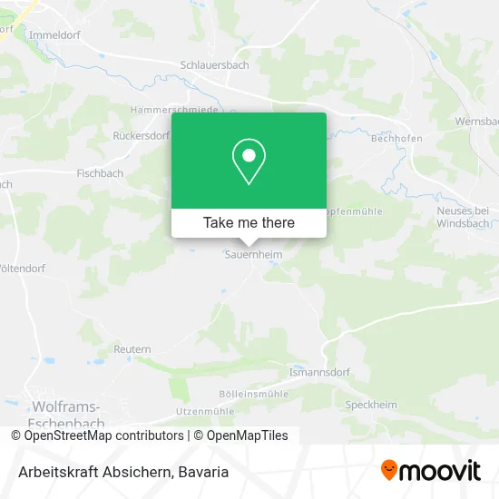 Arbeitskraft Absichern map