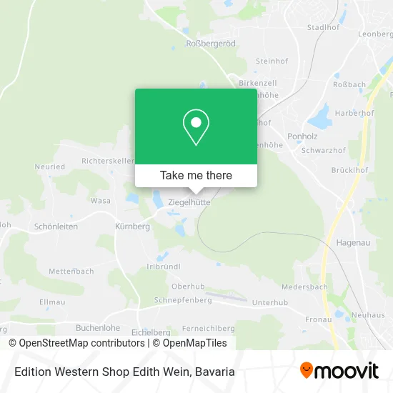 Edition Western Shop Edith Wein map