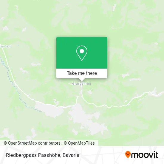 Riedbergpass Passhöhe map