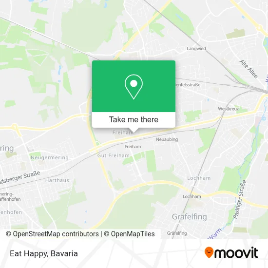 Eat Happy map
