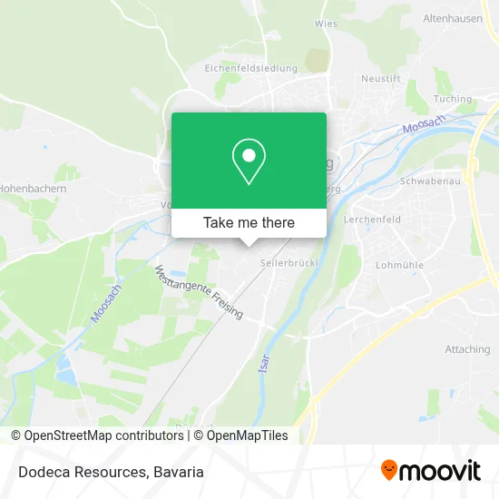 Dodeca Resources map