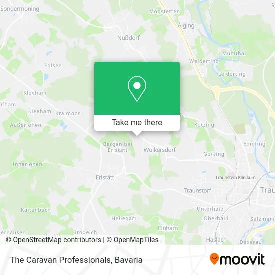 The Caravan Professionals map