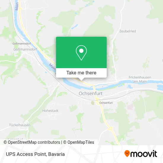 Ups Access Point map