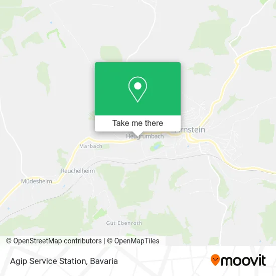 Agip Service Station map
