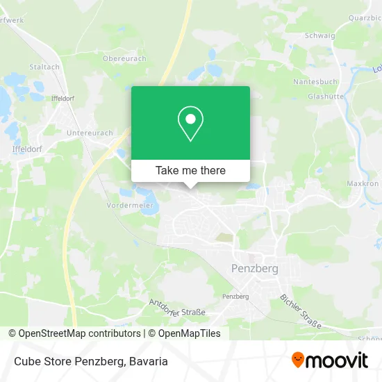 Cube Store Penzberg map