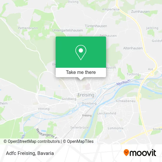 Adfc Freising map