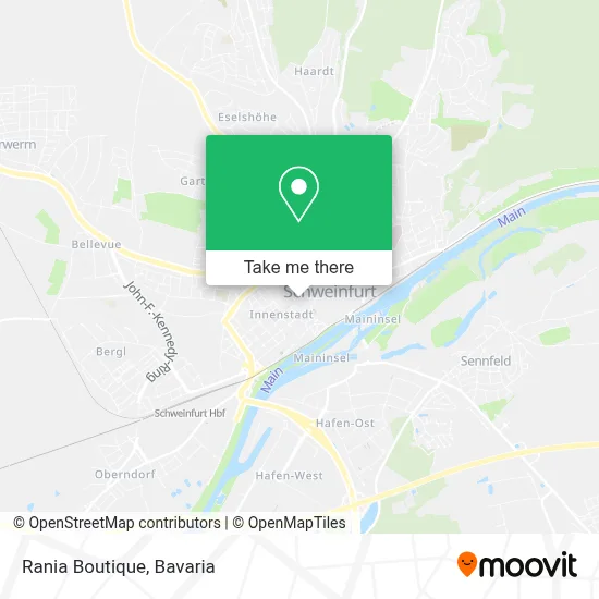 Rania Boutique map