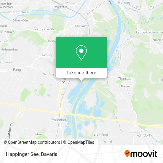 Happinger See map