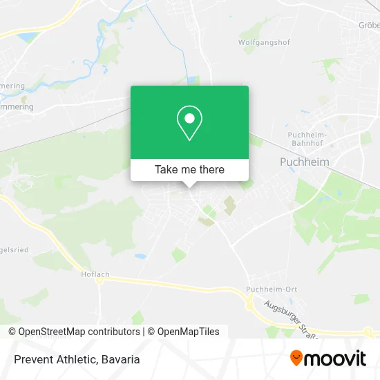 Prevent Athletic map