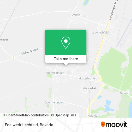 Edelwerk-Lechfeld map