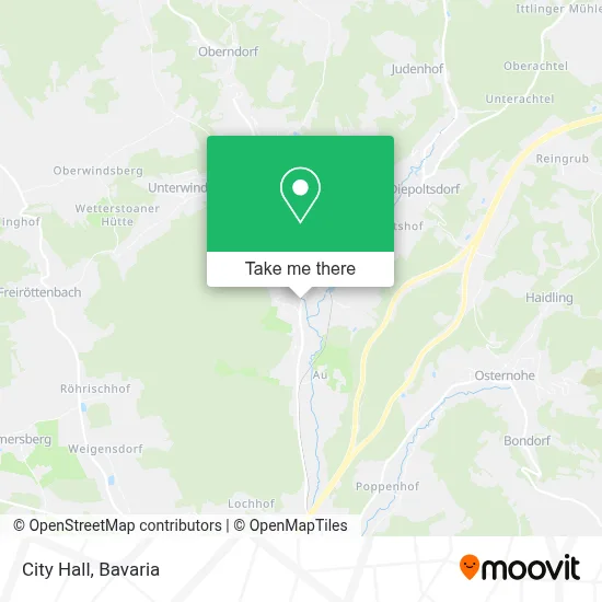 Rathaus map