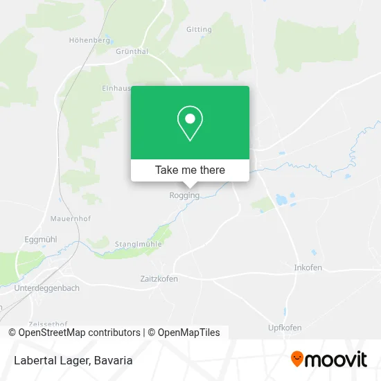 Labertal Lager map