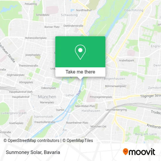 Sunmoney Solar map