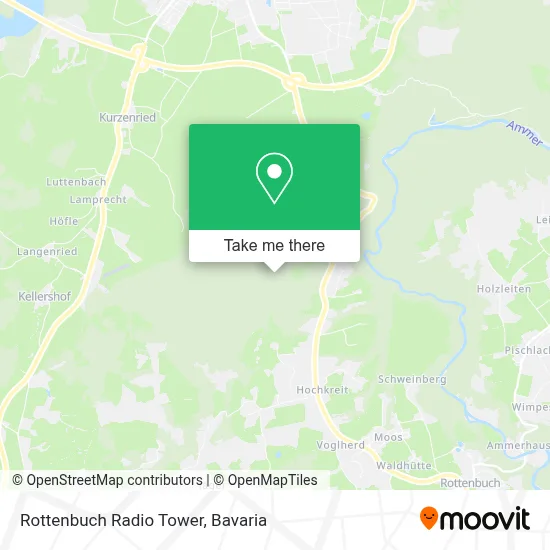 Rottenbuch Radio Tower map