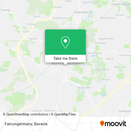 Falcongermany map