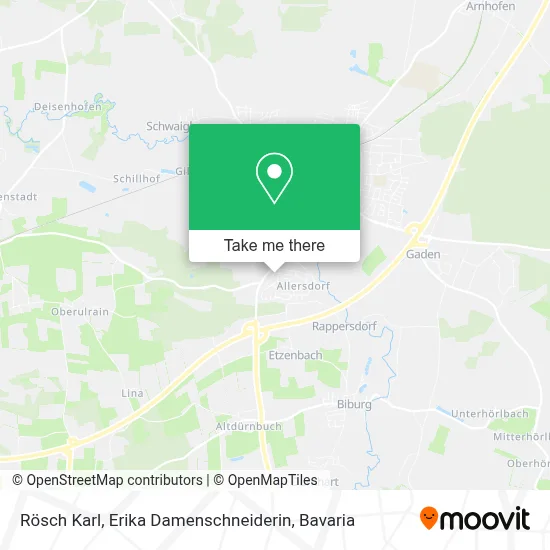 Rösch Karl, Erika Damenschneiderin map