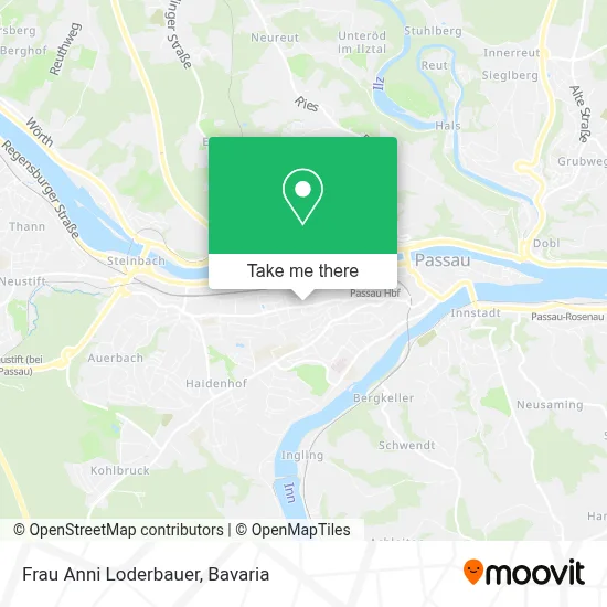 Frau Anni Loderbauer map
