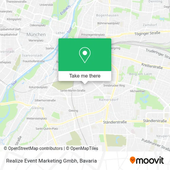 Realize Event Marketing Gmbh map