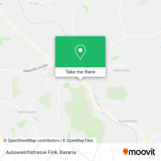 Autowaschstrasse Fink map