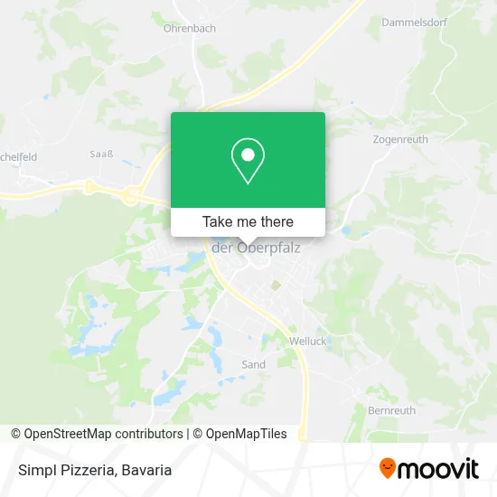 Simpl Pizzeria map
