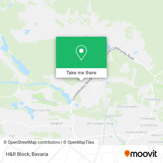 H&R Block map