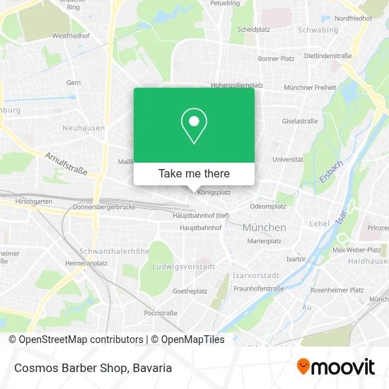 Cosmos Barber Shop map