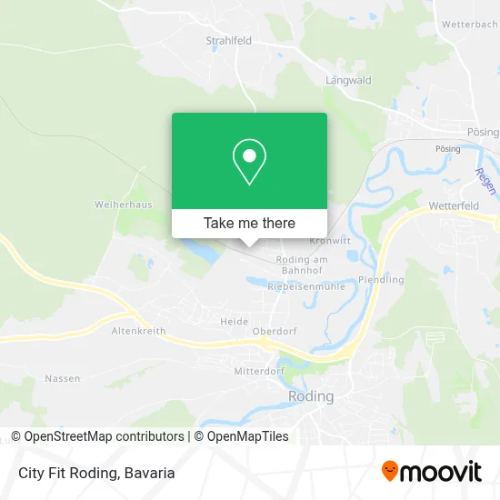 City Fit Roding map