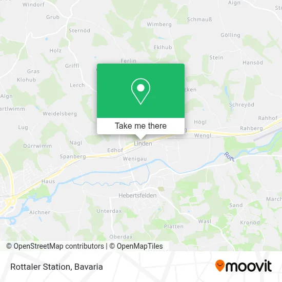 Rottaler Station map