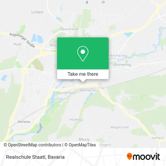 Realschule Staatl map