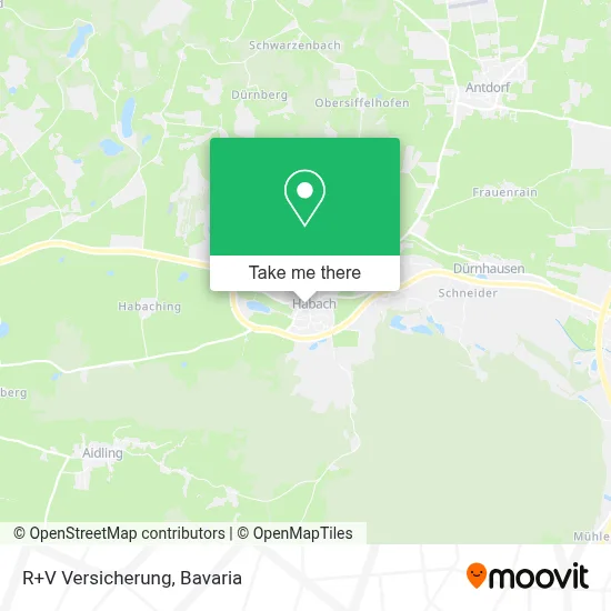 R+V Versicherung map